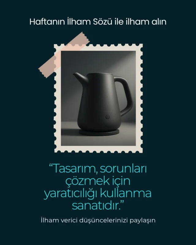 ✏️ Haftanın İlham Sözü

"Tasarım, sorunları çözmek için yaratıcılığı kullanma sanatıdır."
— Dieter Rams

Dünyanın en etkili tasarımcılarından Dieter Rams, tasarımın özünü bu sözlerle anlatıyor. Biz de Turkuaz Teknoloji Lisesi olarak öğrencilerimize yalnızca teknik bilgi değil; yaratıcı düşünme ve problem çözme becerisi kazandırıyoruz. 💡

Sen de geleceğin tasarımcısı olmak istiyorsan, doğru yerdesin.

🌐 www.turkuazokullari.com
📩 Bilgi için DM!

#HaftanınSözü #DieterRams #Tasarım #EndüstriyelTasarım #TurkuazTeknoloji #TurkuazOkulları #İlham #Motivasyon #GeleceğiTasarla #ÖzelOkul #LiseTercihi